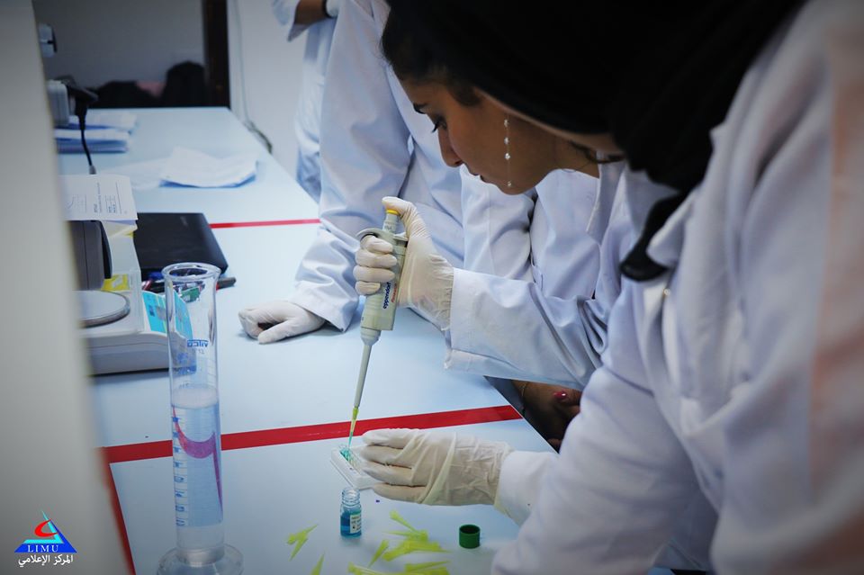 Second Year Students at BMS Faculty in Biochemistry Laboratory (3) Libyan International