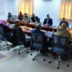 University President Meets With Business Administration Faculty Professors
