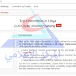 The International University Tops The Ranking of Libyan Universities