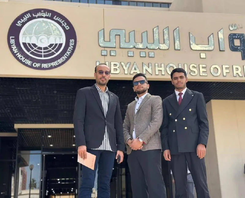 "International Diplomats" at the Libyan Parliament