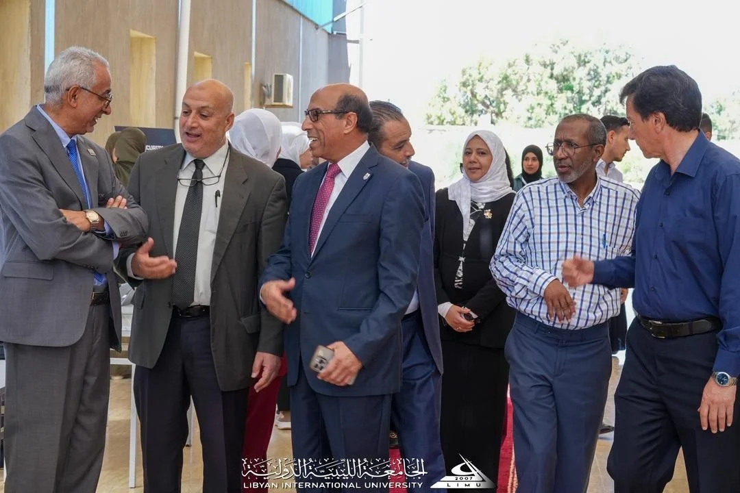 The Acting President Inaugurates the Exhibition Accompanying the Scientific Day for Engineering and Technology