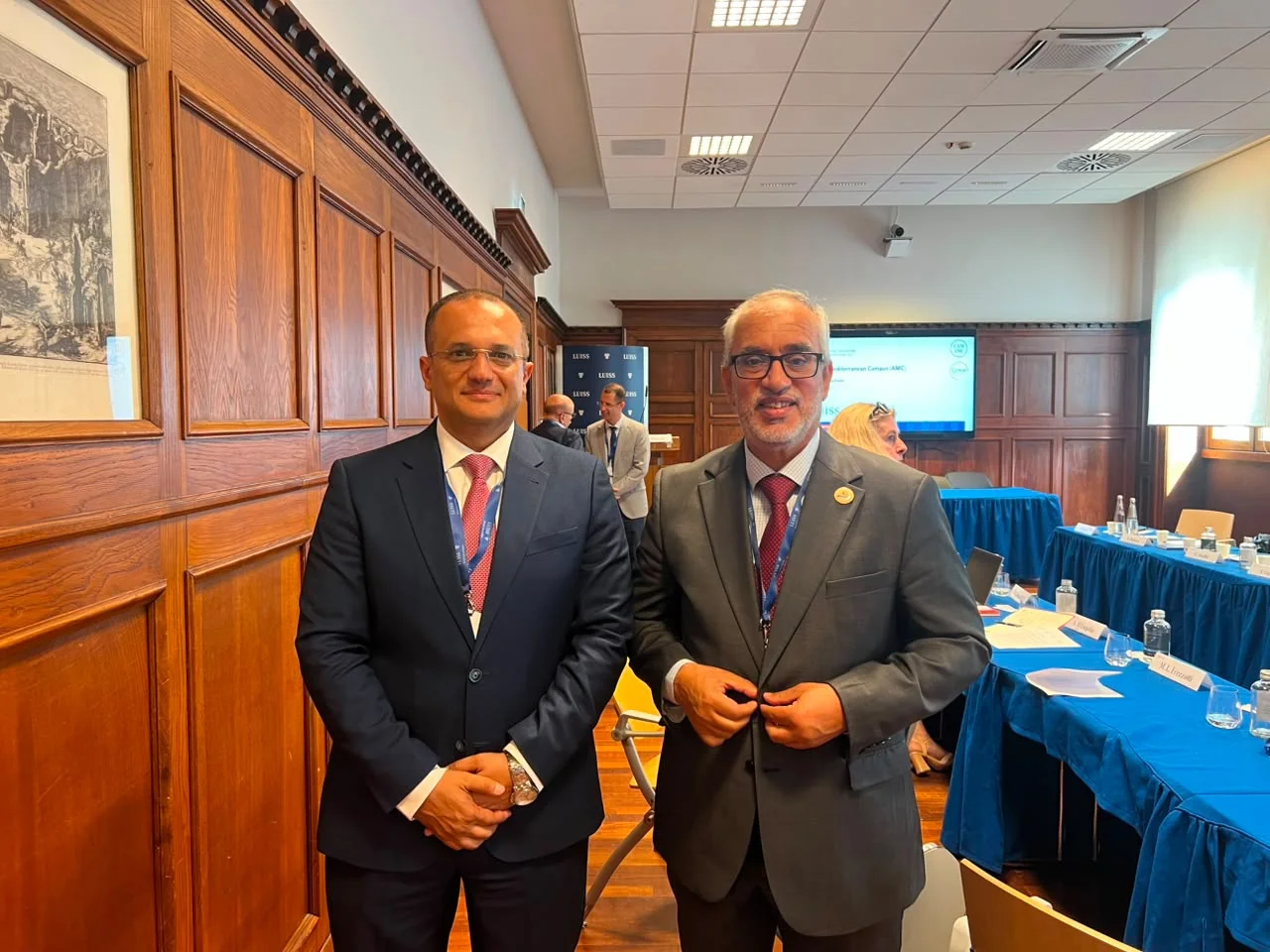 Rome:University President Participates in the First International Event of the “Arab-Mediterranean Campus” (AMC) Project